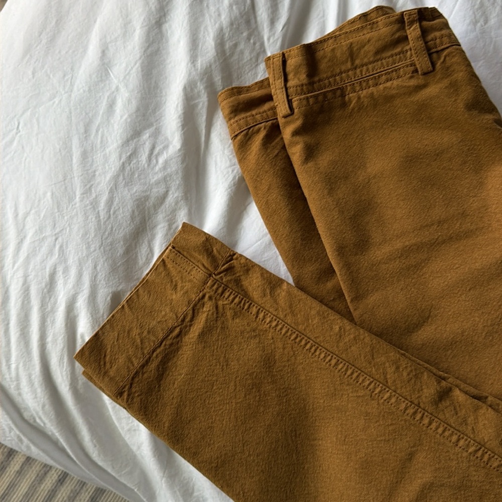 Jesse Kamm Cotton Canvas Pants in Tan - Picture 5 of 11
